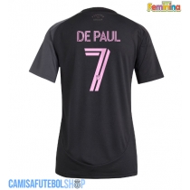 Camisa de time de futebol Inter Miami Rodrigo De Paul #7 Replicas 2º Equipamento Feminina 2025-26 Manga Curta
